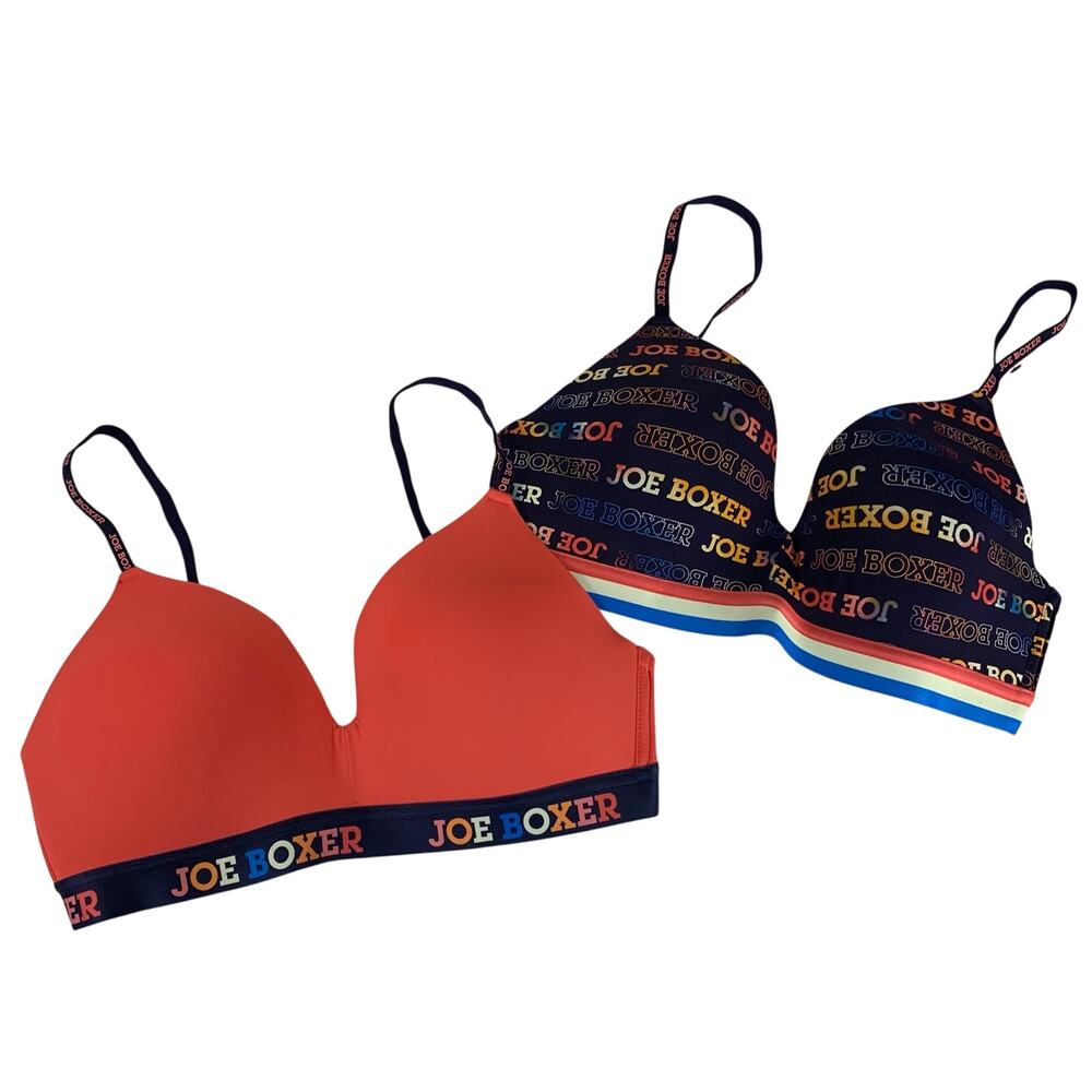 Set of 2 Joe Boxer Women's Bras Size 38D